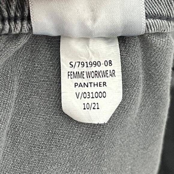 Old Navy Womens Utility Shorts M Gray Belted High Rise Cargo Pockets 100% Cotton - Picture 6 of 6